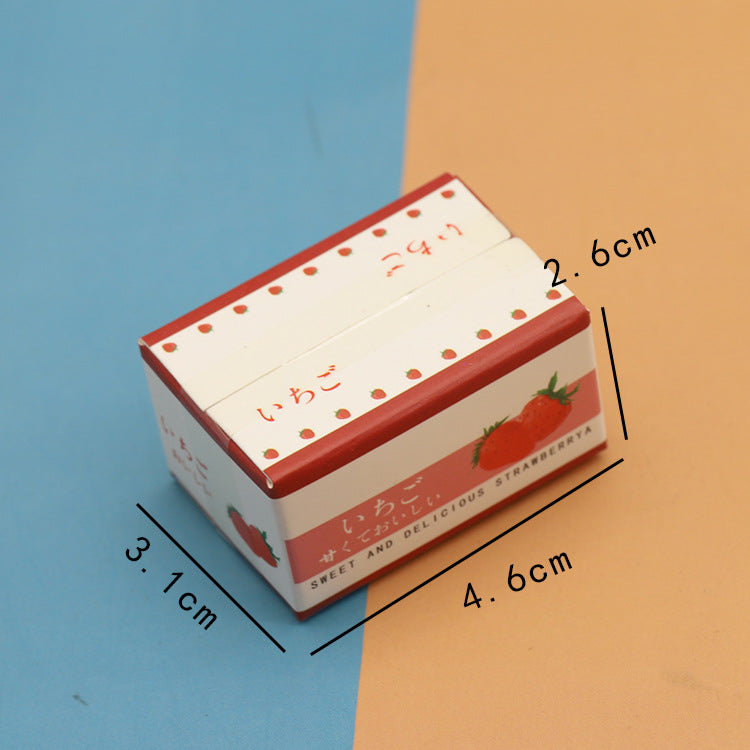 Mini Fruit Paper Box Set with Fruit