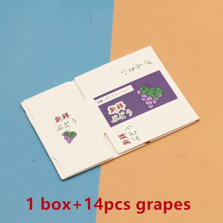 Mini Fruit Paper Box Set with Fruit