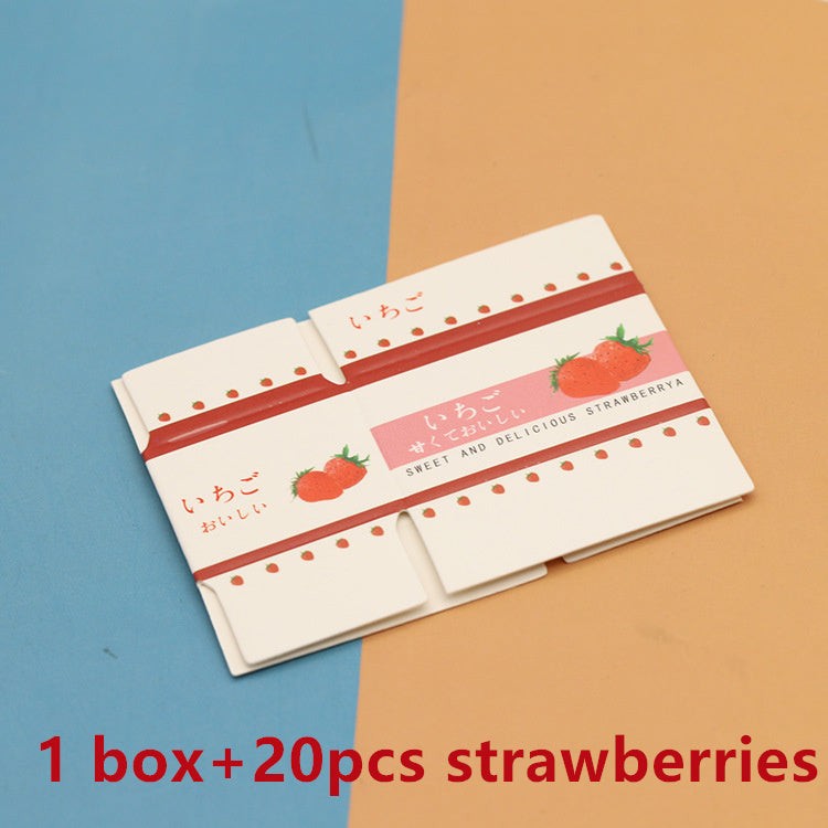 Mini Fruit Paper Box Set with Fruit