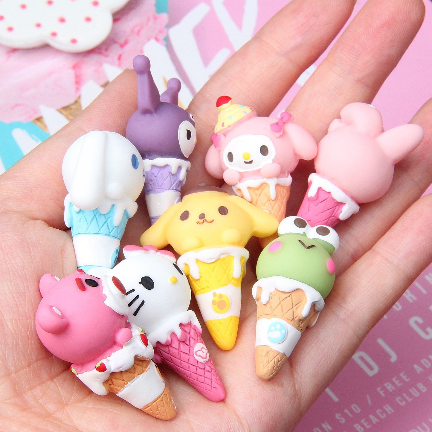 3D Sanrio ice cream cone