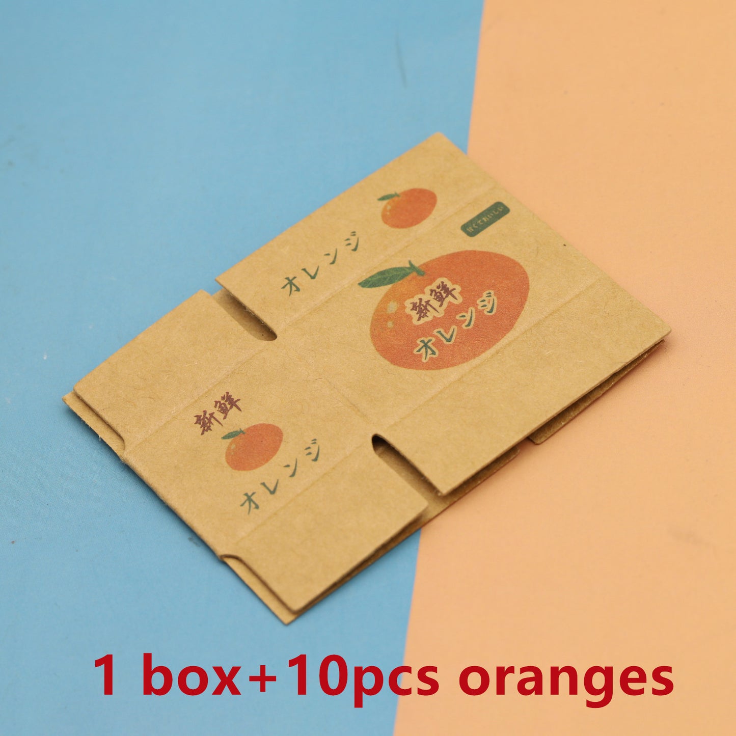Mini Fruit Paper Box Set with Fruit