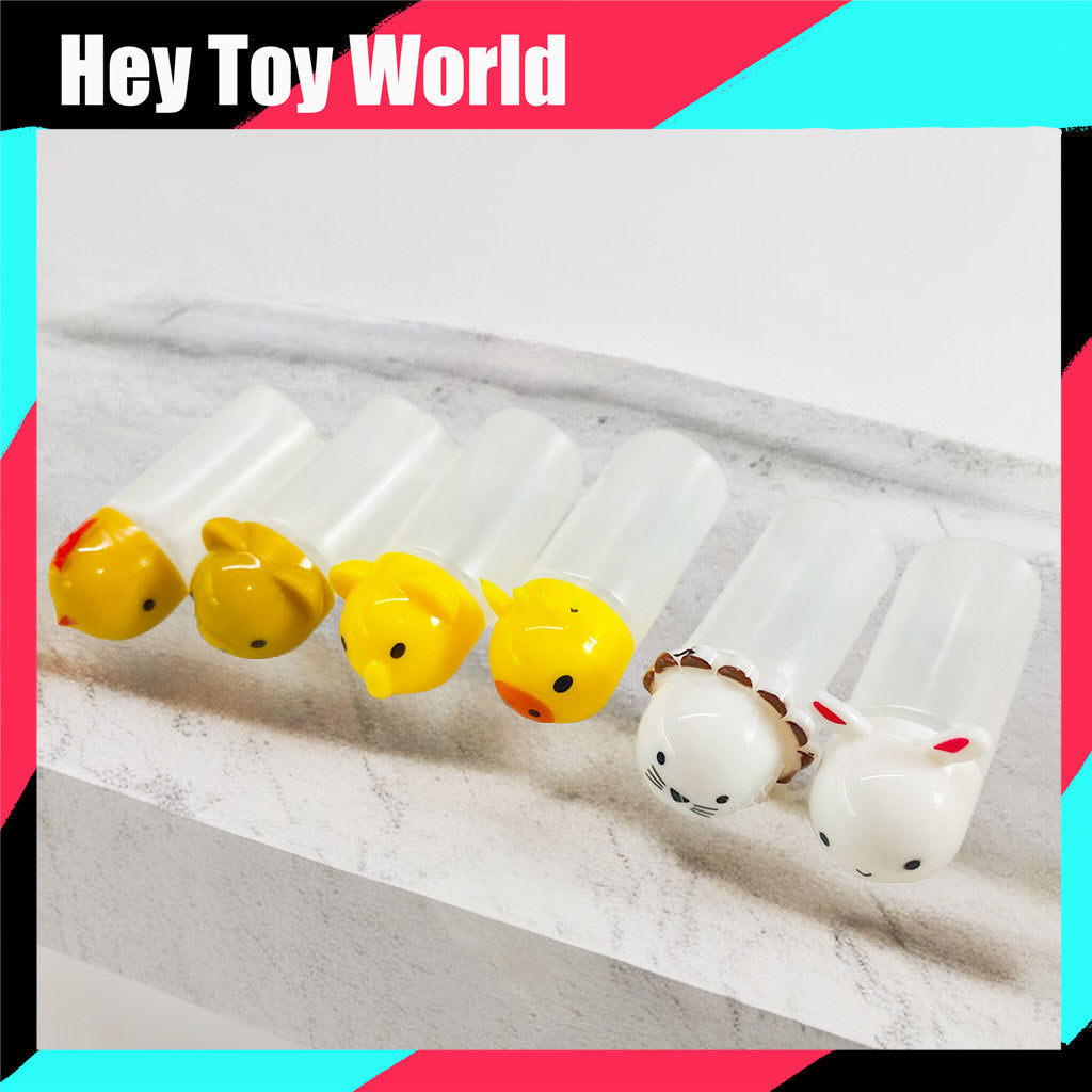 Mini Cartoon Bottle Set with Free Straw