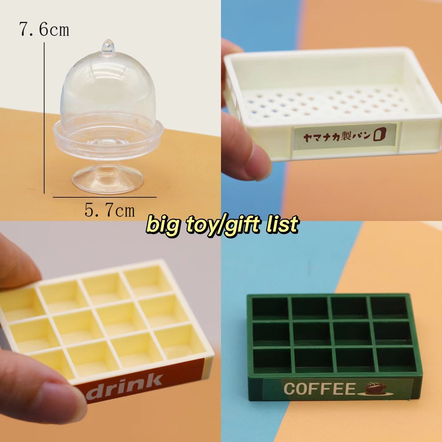 Big Toy Charms for Doll House Decoration DIY