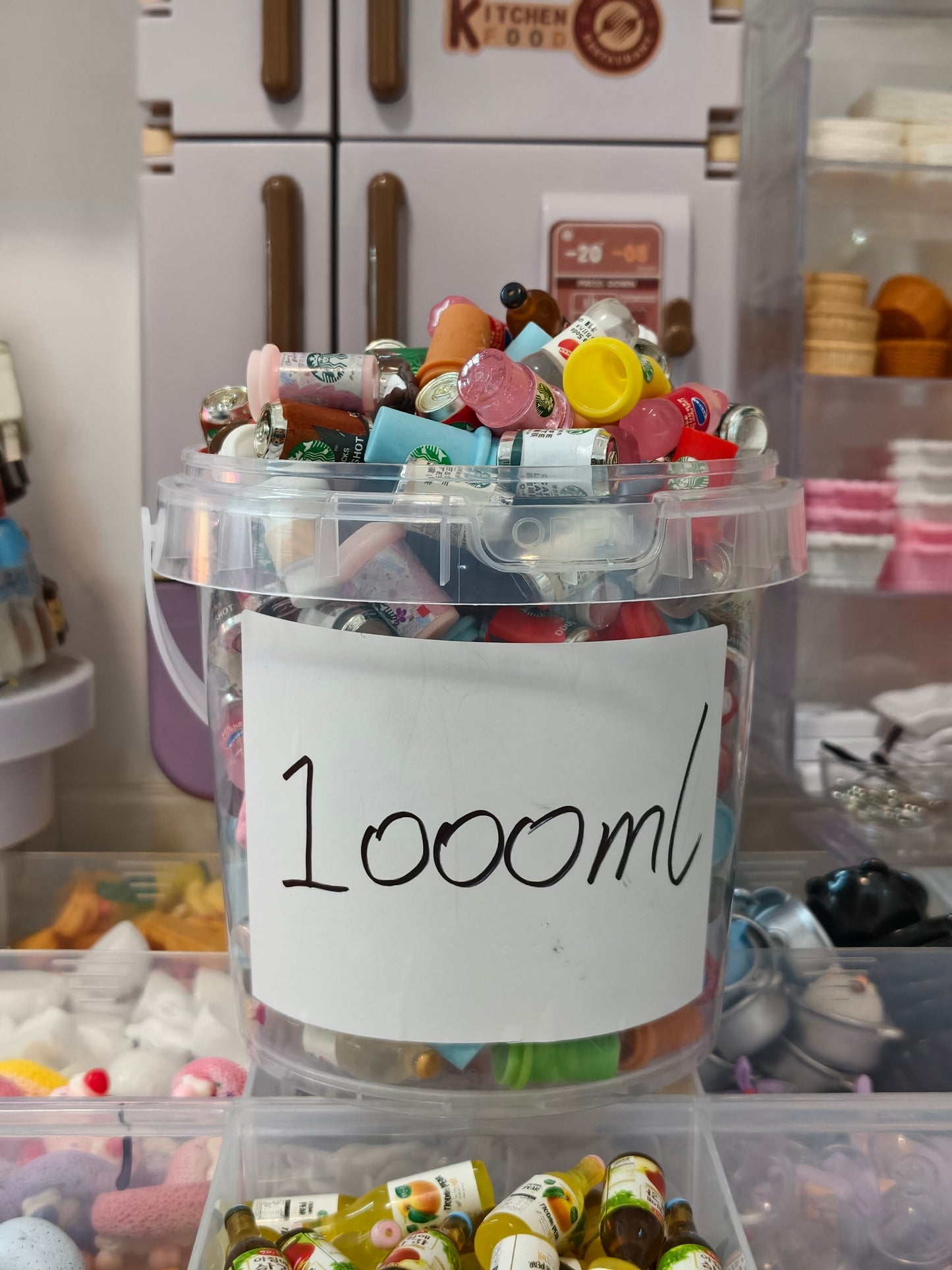 DIY mini toys 300ml/500ml/1000ml Bucket