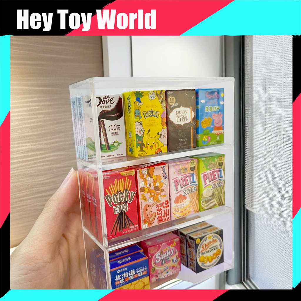 Mini Acrylic Shelf for Dollhouse House