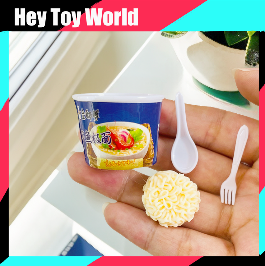 Mini Noodle Bucket Set with Fork and Spoon