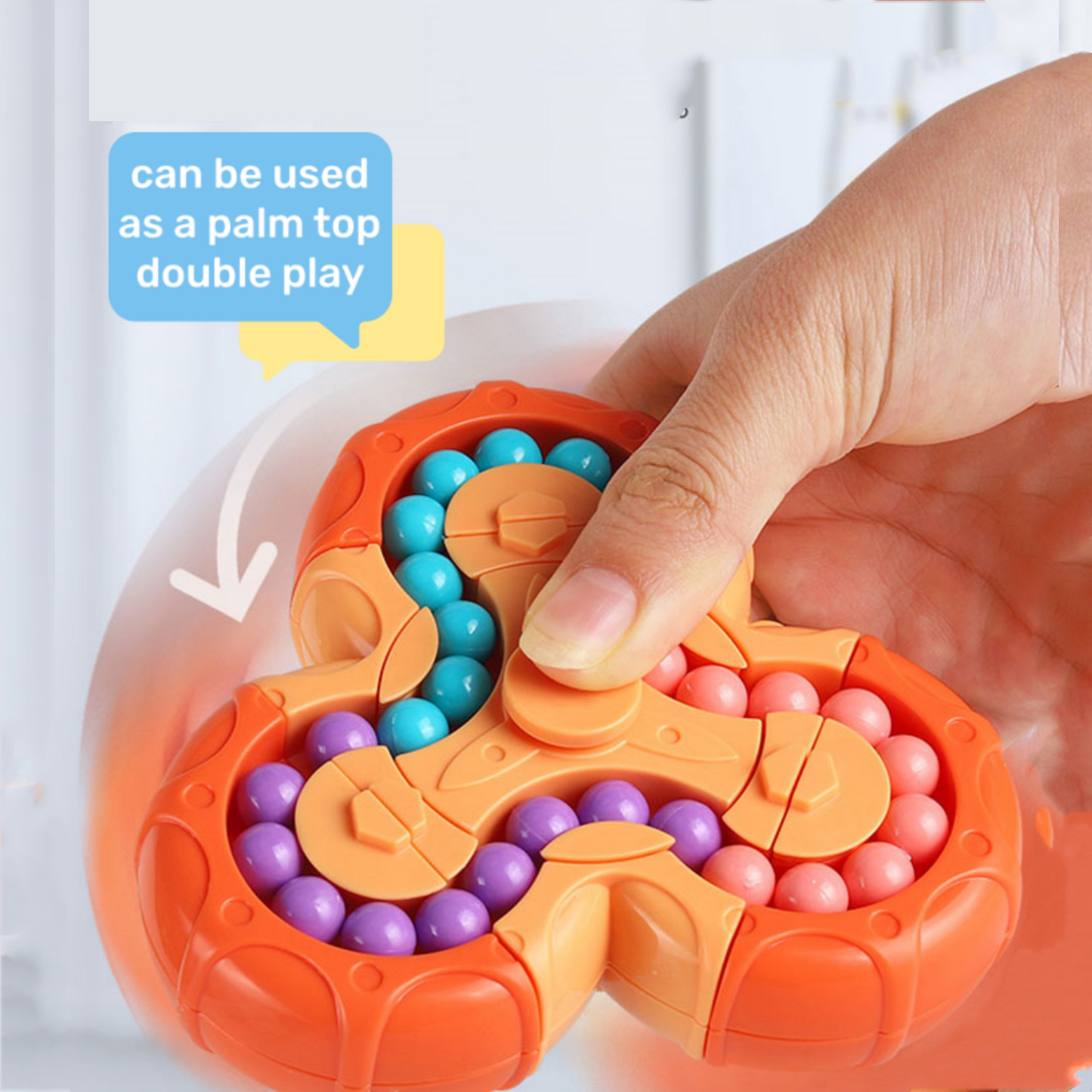 Six Sided Rotating Magic Bean Puzzle Decompression Toys