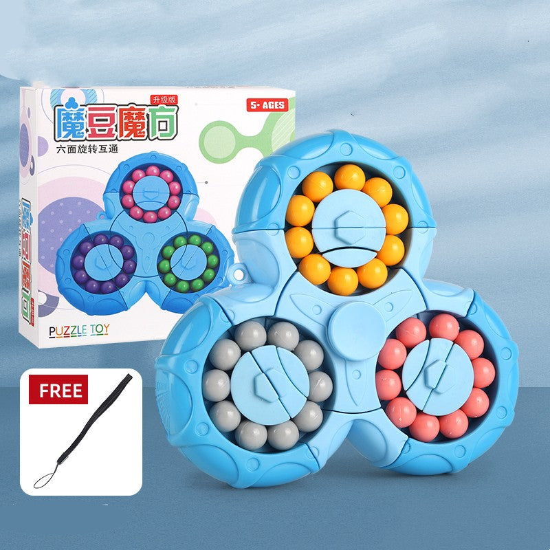 Six Sided Rotating Magic Bean Puzzle Decompression Toys
