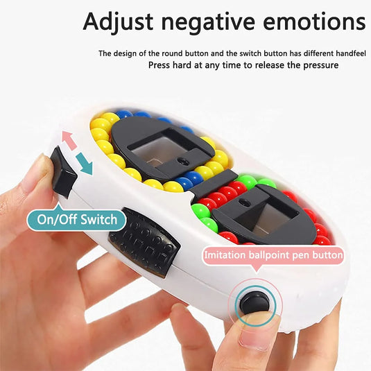 Double Sided Rotating Magic Bean Puzzle Decompression Toys