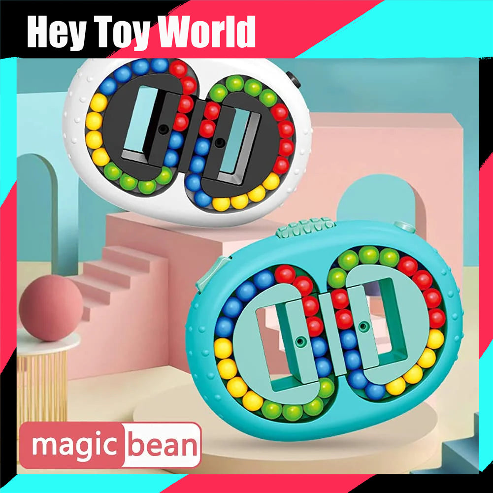 Double Sided Rotating Magic Bean Puzzle Decompression Toys
