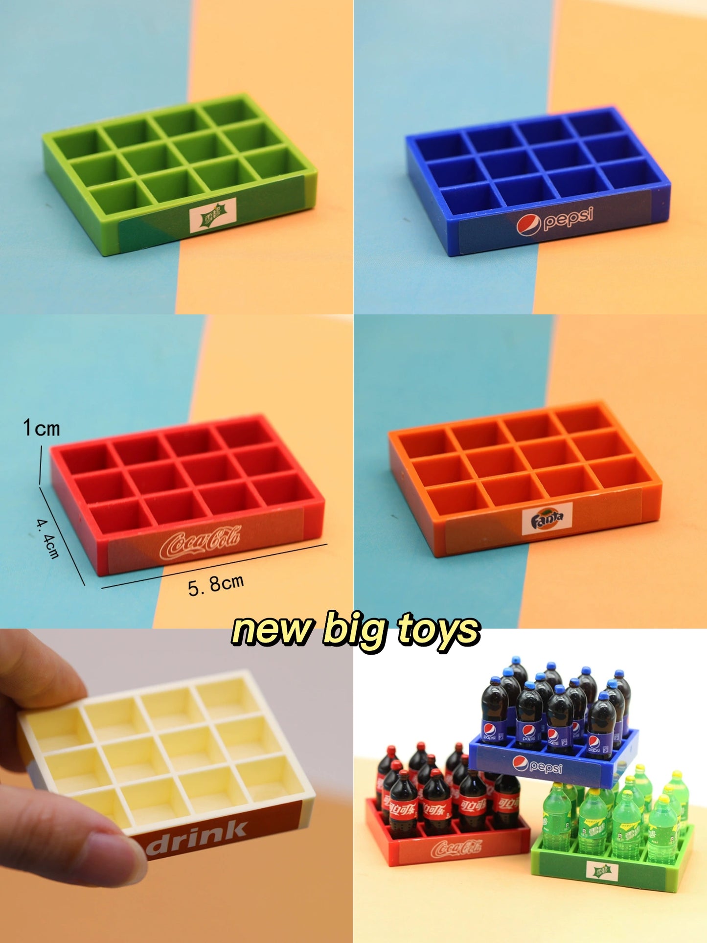 Big Toy Charms for Doll House Decoration DIY
