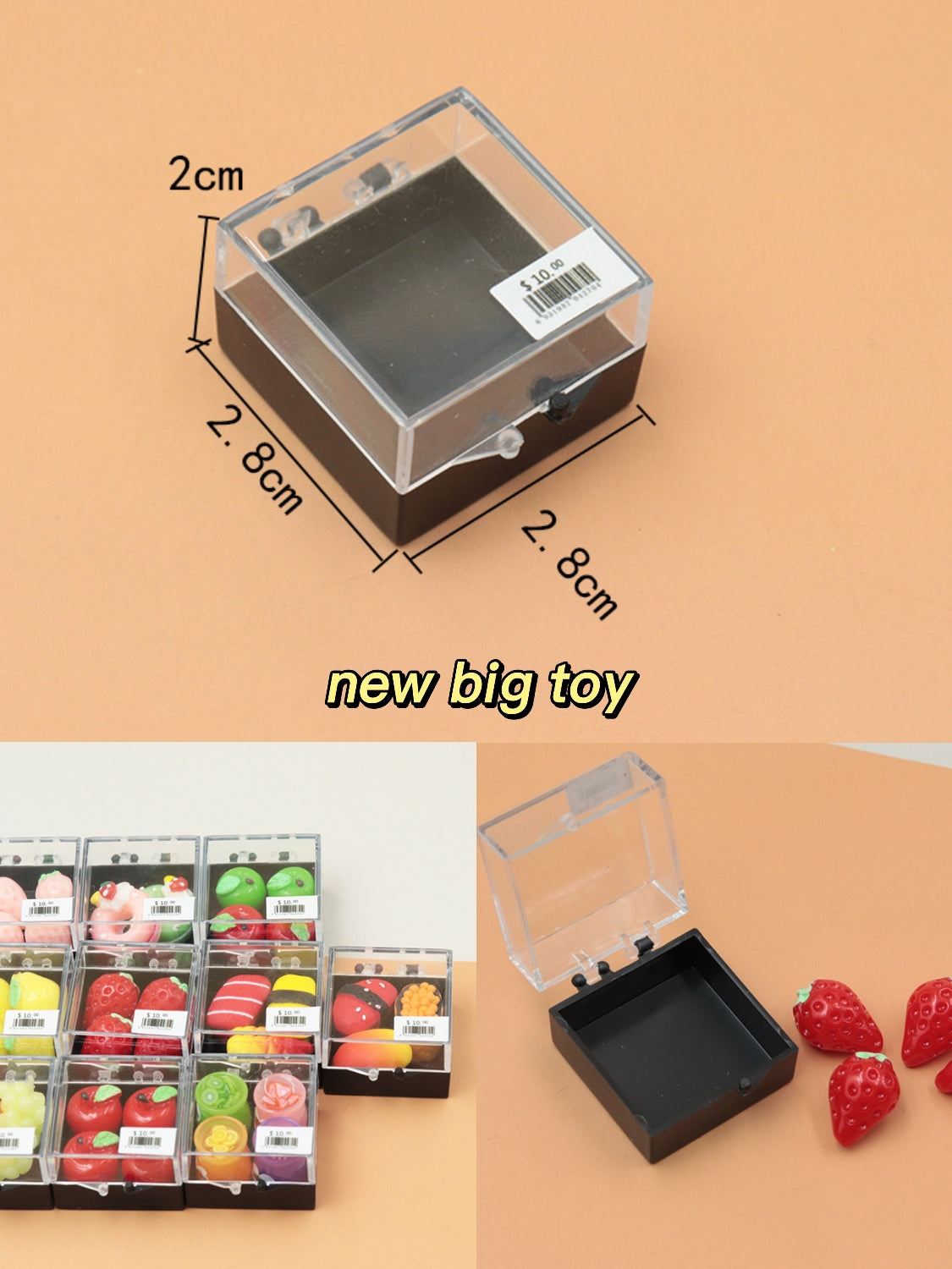 Big Toy Charms for Doll House Decoration DIY