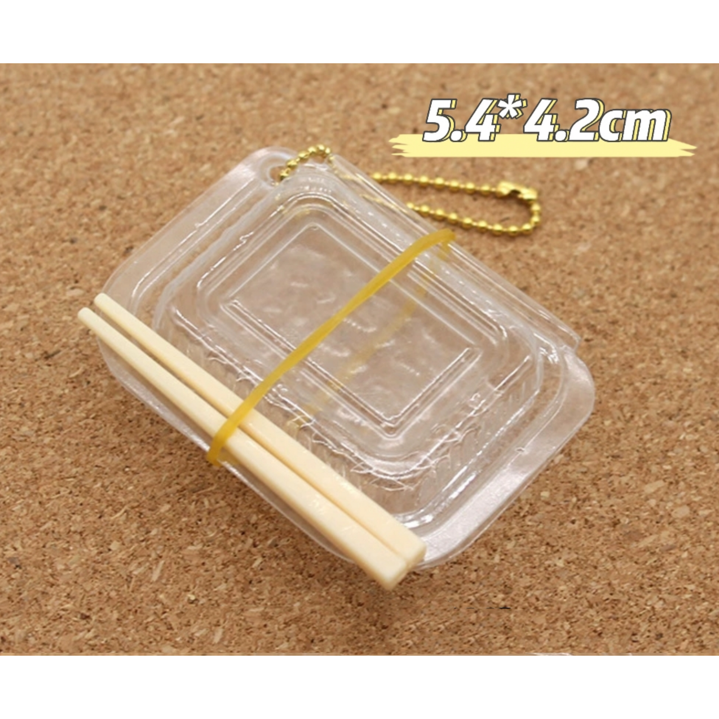 Mini Plastic Bento Fast Food Box Set with Chopsticks