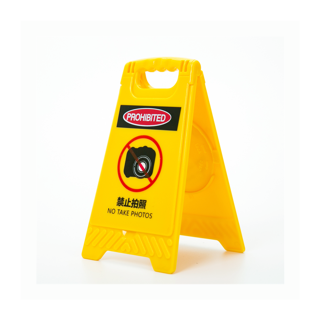 Mini Warning Sign Creative Mirror