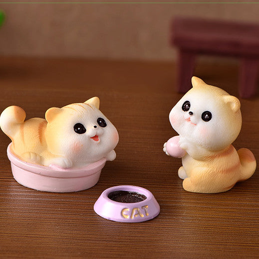 Naughty Cartoon Kitten Cat for Decoration Gift