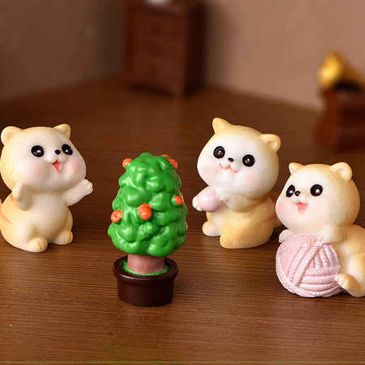 Naughty Cartoon Kitten Cat for Decoration Gift