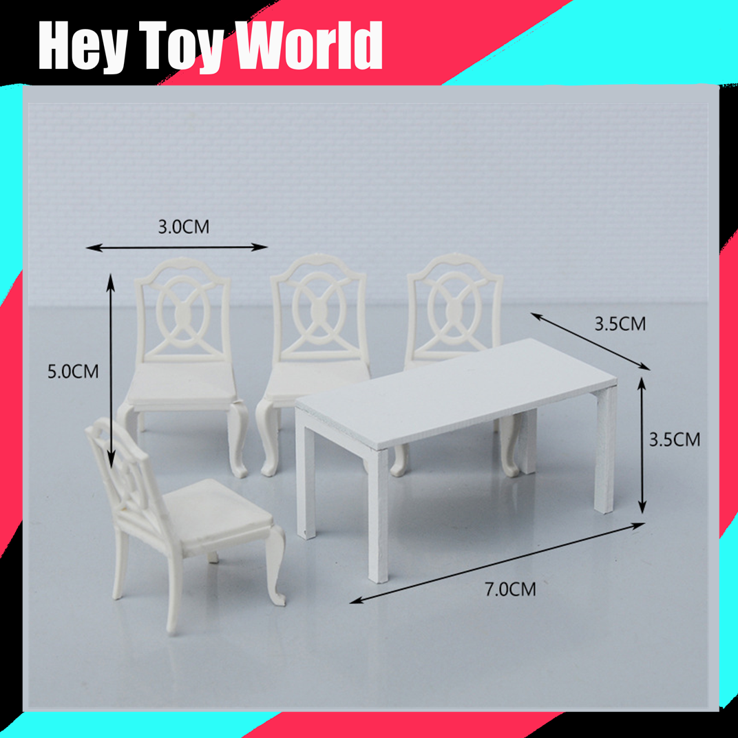 Mini Indoor Furniture Table Chair Set for Dollhouse