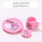 Sanrio Plate and Cup Set