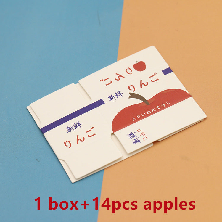 Mini Fruit Paper Box Set with Fruit