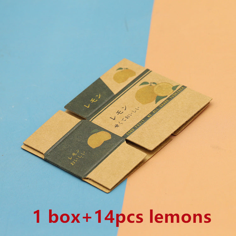 Mini Fruit Paper Box Set with Fruit