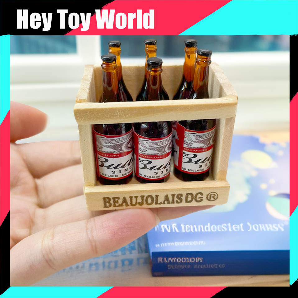 Mini Beer Wooden Frame with Beer Bottle