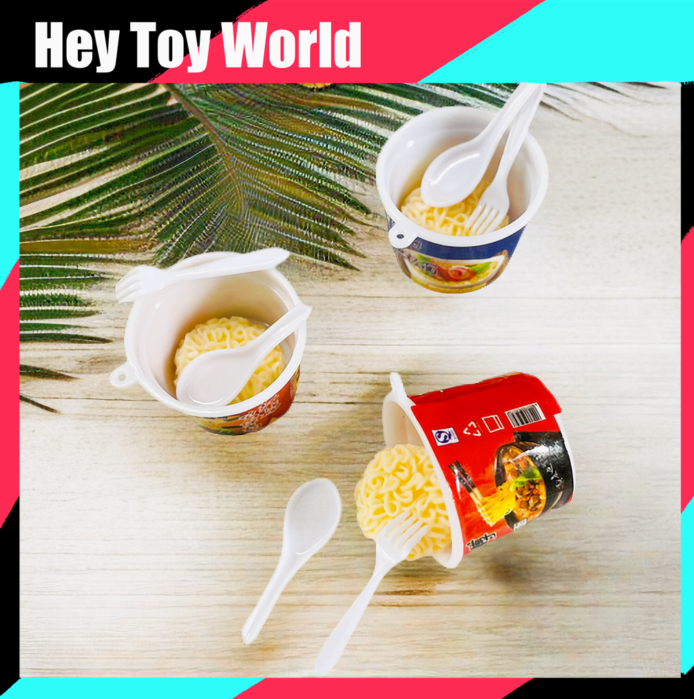 Mini Noodle Bucket Set with Fork and Spoon