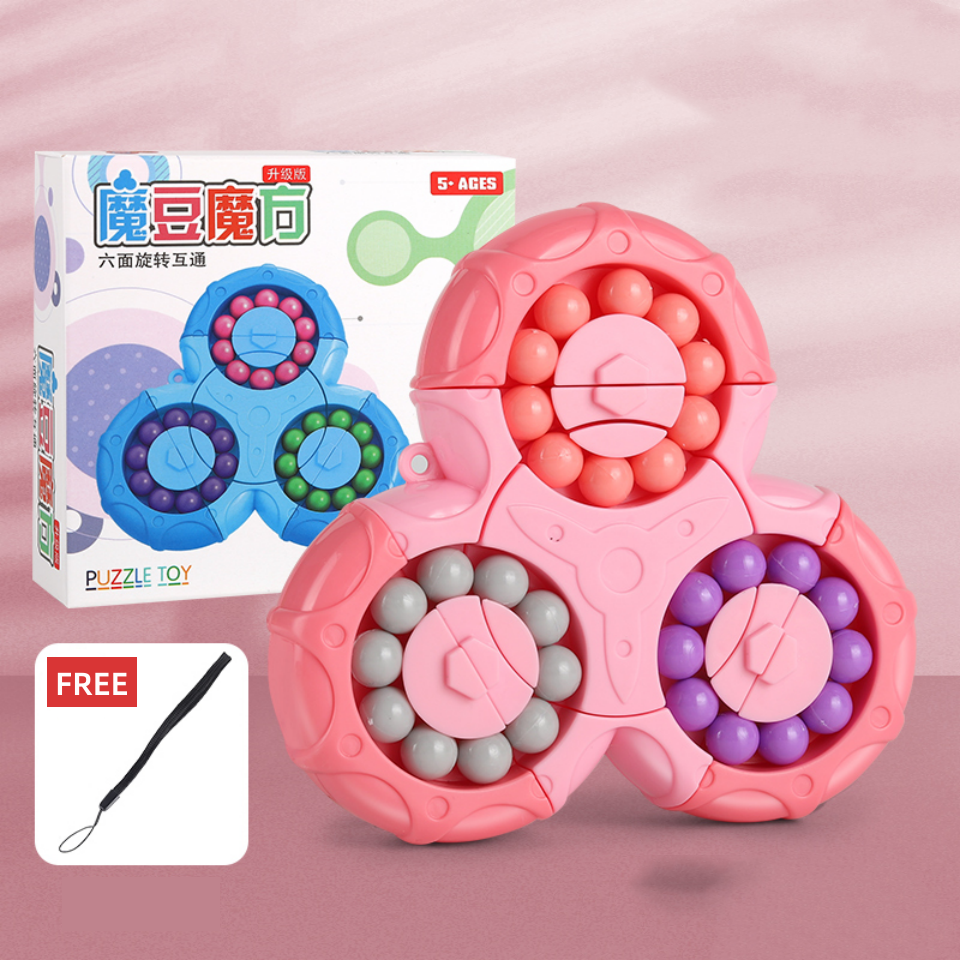 Six Sided Rotating Magic Bean Puzzle Decompression Toys