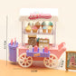 Ice Cream Shop Set with Light for Doll House