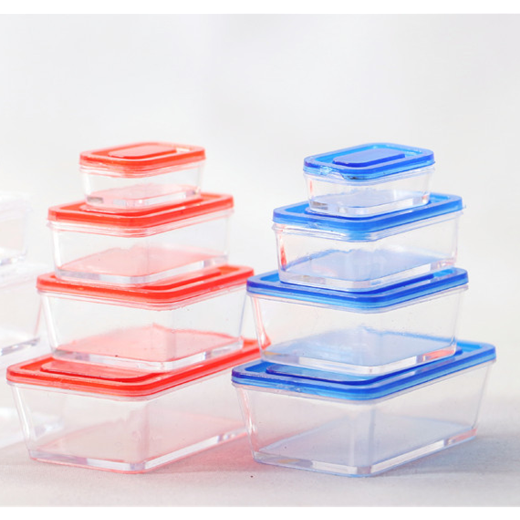 Transparent Food Storage Boxes for Mini Toys