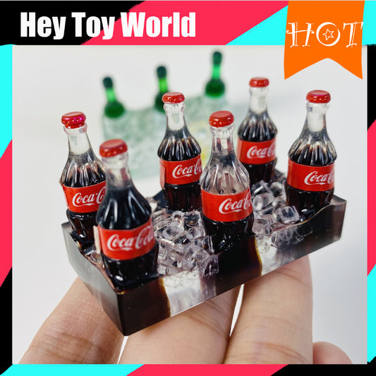 Mini Bottle For Decoration Refrigerator Dollhouse  DIY Idea Gift