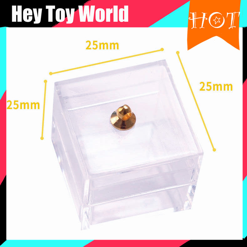Mini Plastic Box with Price Paper for Mini Food DIY Gifts