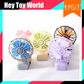 Mini Desktop Electric Fan Rotated for Doll House Furniture