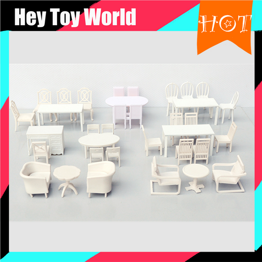 Mini Indoor Furniture Table Chair Set for Dollhouse
