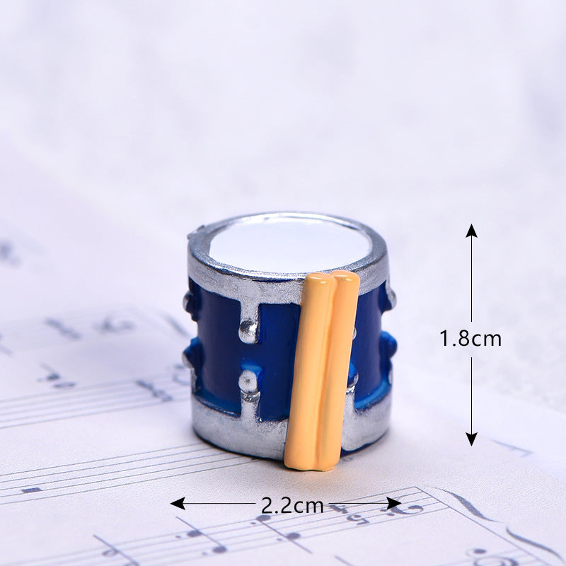 Mini Piano Instrument Set for DIY Doll House Decoration