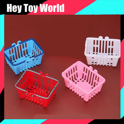 Mini Basket for Doll House Decoration Furniture Toys